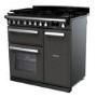 Rangemaster Estel Deluxe 90cm Dual Fuel Range Cooker - Slate + Chrome