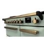 Rangemaster Estel Deluxe 90cm Induction Range Cooker - Mint + Brass