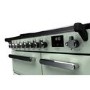 Rangemaster Estel Deluxe 90cm Induction Range Cooker - Mint + Chrome