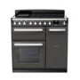 Rangemaster Estel Deluxe 90cm Induction Range Cooker - Slate + Chrome