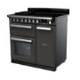 Rangemaster Estel Deluxe 90cm Induction Range Cooker - Slate + Chrome