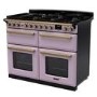 Rangemaster Estel Deluxe 110cm Base Cavity Dual Fuel Range Cooker - Heather + Brass