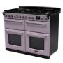 Rangemaster Estel Deluxe 110cm Base Cavity Dual Fuel Range Cooker - Heather + Chrome