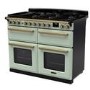 Rangemaster Estel Deluxe 110cm Base Cavity Dual Fuel Range Cooker - Mint + Brass