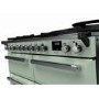 Rangemaster Estel Deluxe 110cm Base Cavity Dual Fuel Range Cooker - Mint + Chrome