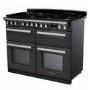 Rangemaster Estel Deluxe 110cm Base Cavity Dual Fuel Range Cooker - Slate + Chrome