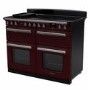 Rangemaster Estel Deluxe 110cm Base Cavity Induction Range Cooker - Bordeaux + Chrome