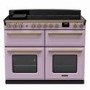 Rangemaster Estel Deluxe 110cm Base Cavity Induction Range Cooker - Heather + Brass