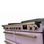 Rangemaster Estel Deluxe 110cm Base Cavity Induction Range Cooker - Heather + Brass