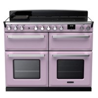 Rangemaster Estel Deluxe 110cm Base Cavity Induction Range Cooker - Heather + Chrome