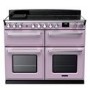 Rangemaster Estel Deluxe 110cm Base Cavity Induction Range Cooker - Heather + Chrome