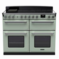 Rangemaster Estel Deluxe 110cm Base Cavity Induction Range Cooker - Mint + Chrome