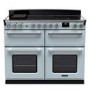 Rangemaster Estel Deluxe 110cm Base Cavity Induction Range Cooker - Misty Blue + Chrome