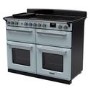 Rangemaster Estel Deluxe 110cm Base Cavity Induction Range Cooker - Misty Blue + Chrome