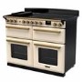 Rangemaster Estel Deluxe 110cm Base Cavity Induction Range Cooker - Pale Cream + Brass