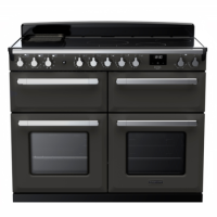 Rangemaster Estel Deluxe 110cm Base Cavity Induction Range Cooker - Slate + Chrome