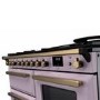 Rangemaster Estel Deluxe 110cm Dual Fuel Range Cooker - Heather + Brass