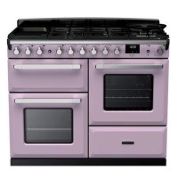 Rangemaster Estel Deluxe 110cm Dual Fuel Range Cooker - Heather + Chrome