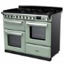 Rangemaster Estel Deluxe 110cm Dual Fuel Range Cooker - Mint + Chrome