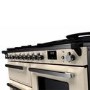 Rangemaster Estel Deluxe 110cm Dual Fuel Range Cooker - Pale Cream + Chrome