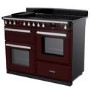 Rangemaster Estel Deluxe 110cm Induction Range Cooker - Bordeaux + Chrome