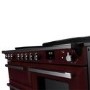 Rangemaster Estel Deluxe 110cm Induction Range Cooker - Bordeaux + Chrome