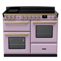 Rangemaster Estel Deluxe 110cm Induction Range Cooker - Heather + Brass