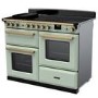 Rangemaster Estel Deluxe 110cm Induction Range Cooker - Mint + Brass