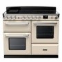 Rangemaster Estel Deluxe 110cm Induction Range Cooker - Pale Cream + Chrome