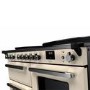 Rangemaster Estel Deluxe 110cm Induction Range Cooker - Pale Cream + Chrome