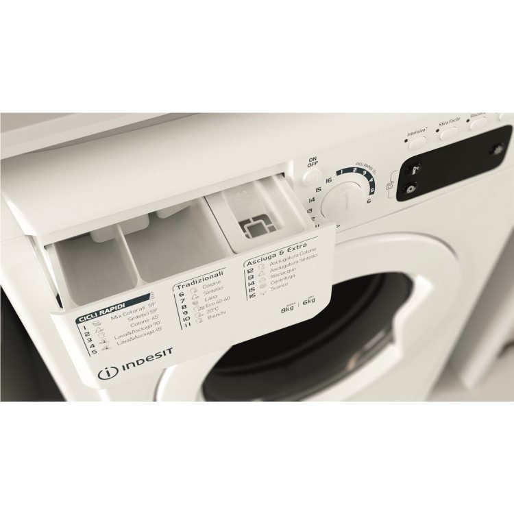 Indesit 8kg Wash 6kg Dry 1400rpm Washer Dryer - White