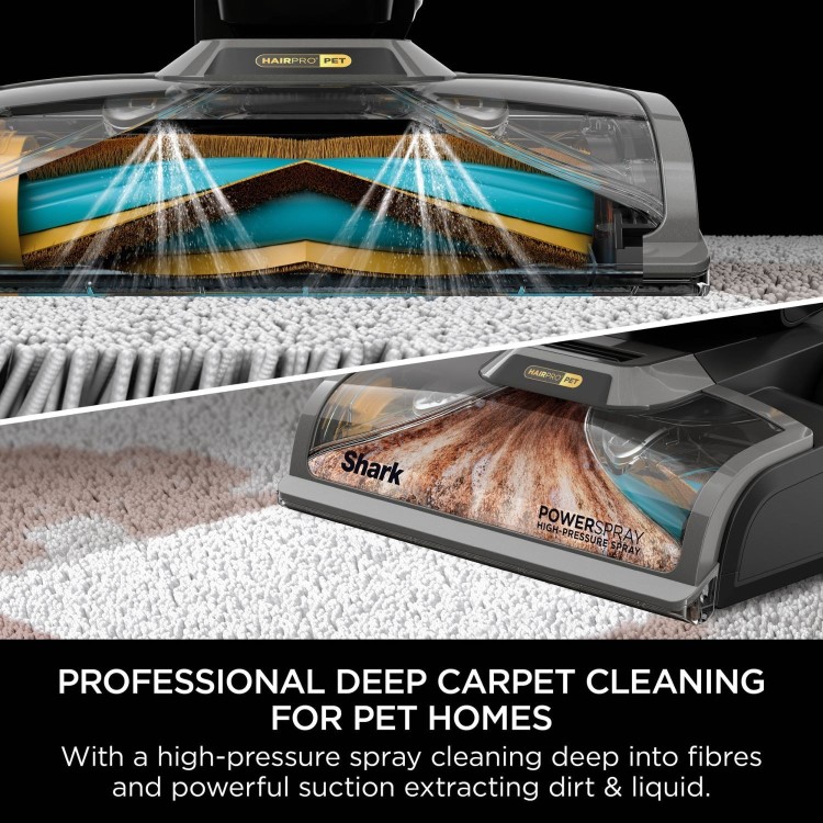 Shark CarpetXpert HairPro Pet Deep Carpet Cleaner with Built-In StainStriker