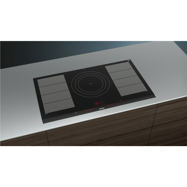 Refurbished Siemens iQ700 EX975LVV1E 90cm Induction Hob Black