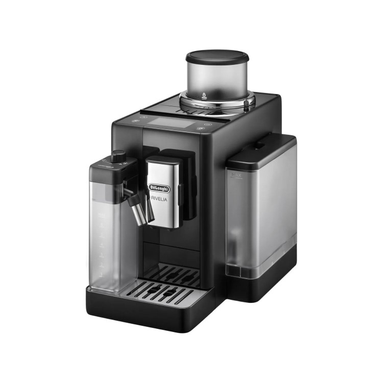 Delonghi Rivelia Fully Automatic Bean to Cup Freestanding Coffee Machine with Milk Frother - Black