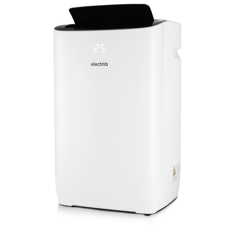 Refurbished electriQ EcoSilent 10500 BTU Smart Portable Air Conditioner with Air Purifier and Heat Pump 