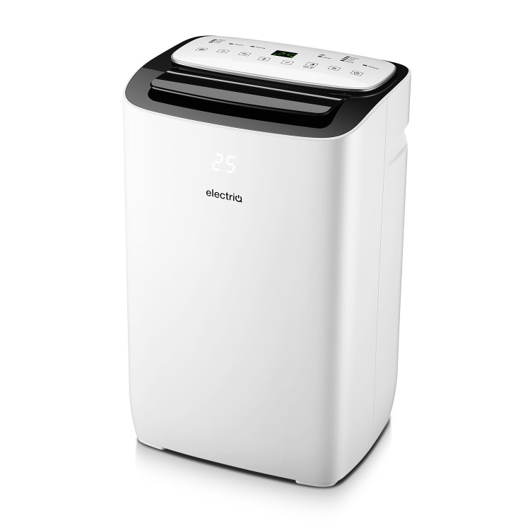 Refurbished electriQ EcoSilent 10500 BTU Smart Portable Air Conditioner with Air Purifier and Heat Pump 