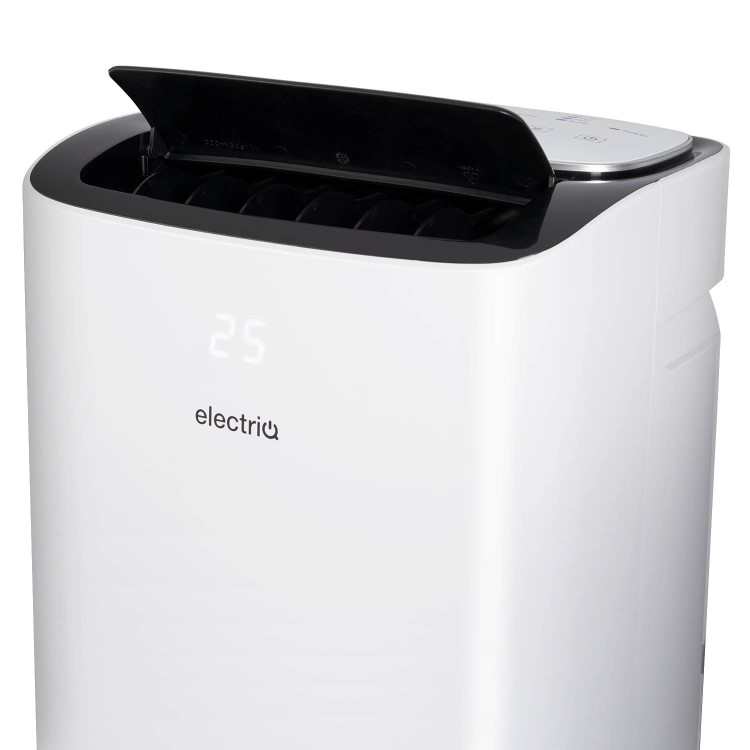 Refurbished electriQ EcoSilent 10500 BTU Smart Portable Air Conditioner with Air Purifier and Heat Pump 