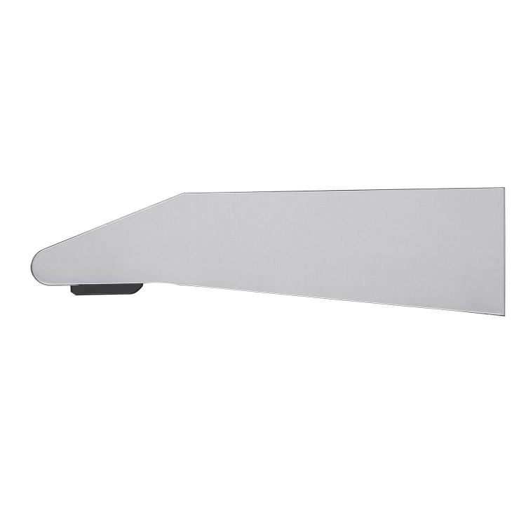 electriQ 60cm Top & Rear Venting Visor Cooker Hood - Stainless Steel