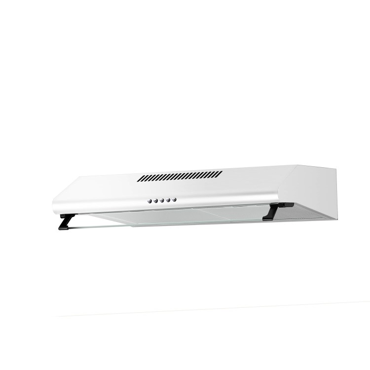 Refurbished electriQ Eiqtmvisorwh 60cm Visor Cooker Hood White 