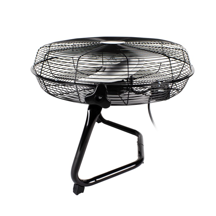 electriQ 18 Inch High Velocity Floor Fan - Black