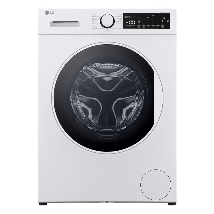 LG Steam 8kg 1200rpm Washing Machine - White