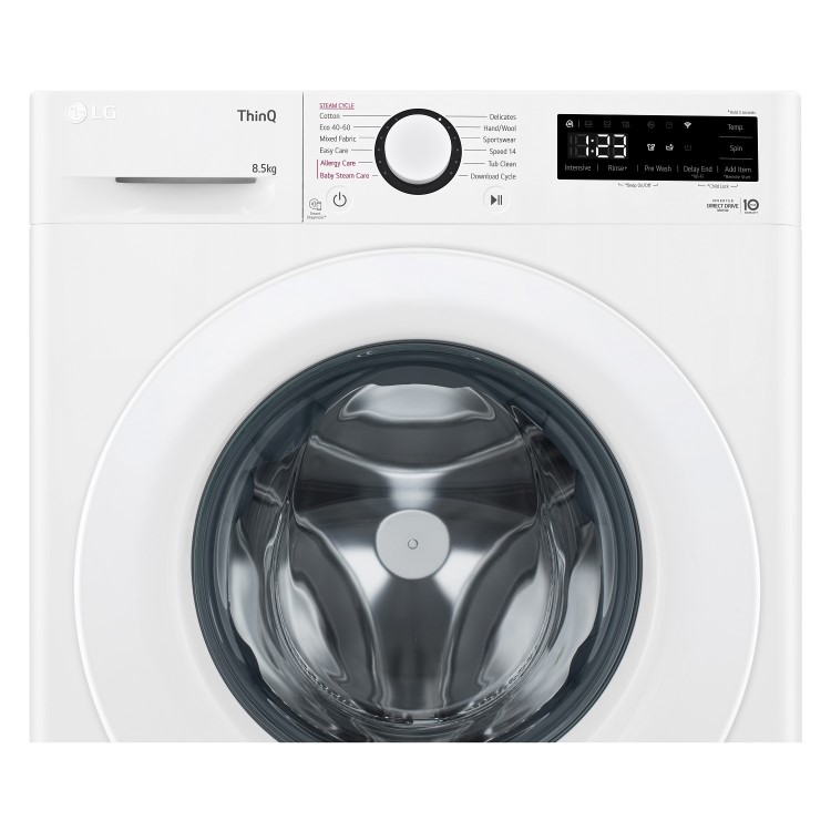 LG 8.5kg 1200rpm Freestanding Washing Machine - White