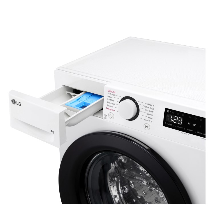 LG TurboWash 8kg 1200rpm Washing Machine - White