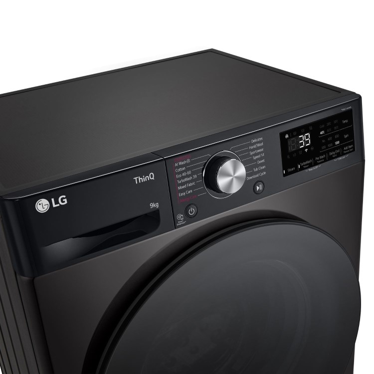 LG TurboWash™  9kg 1200rpm Washing Machine  - Black