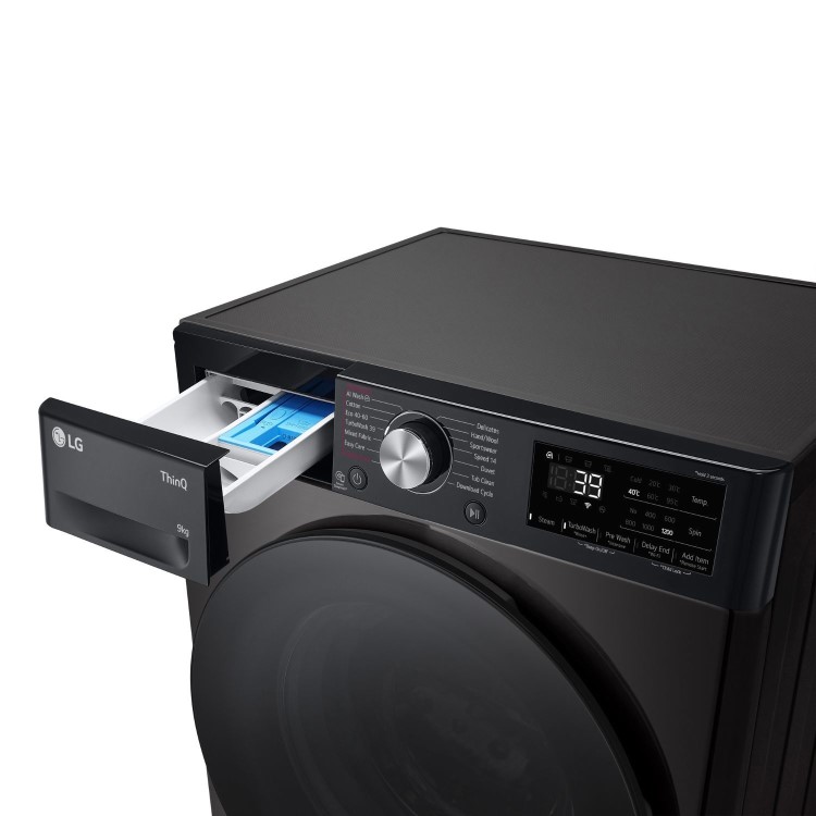 LG TurboWash™  9kg 1200rpm Washing Machine  - Black