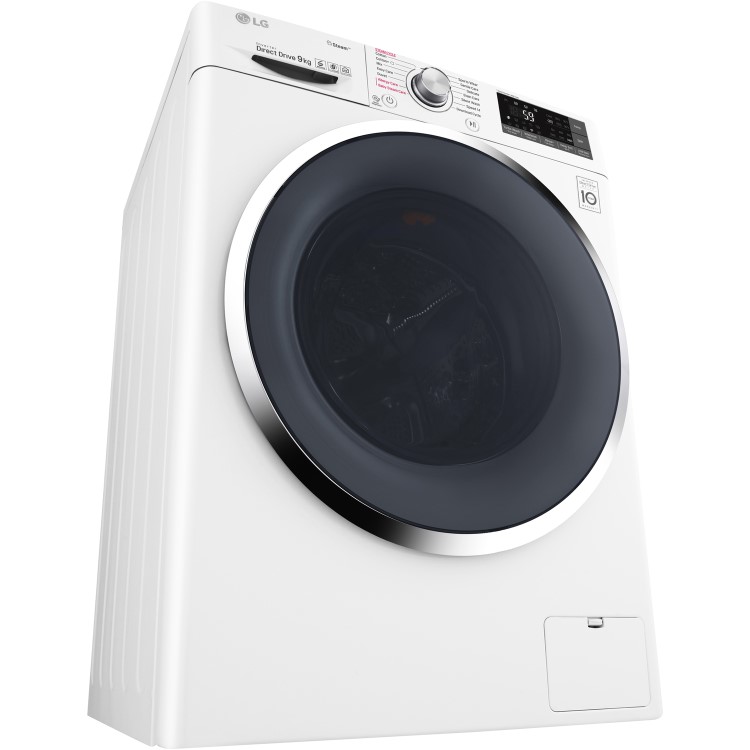 LG F4J7VY2WD 9kg 1400rpm Freestanding Washing Machine With Steam And Wifi Control - White