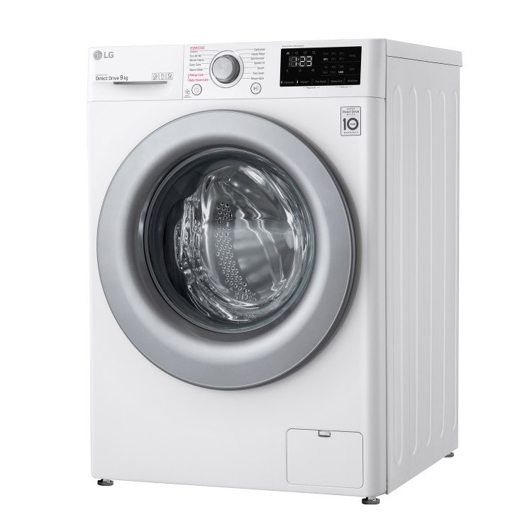 LG 9kg 1400rpm Washing Machine - White