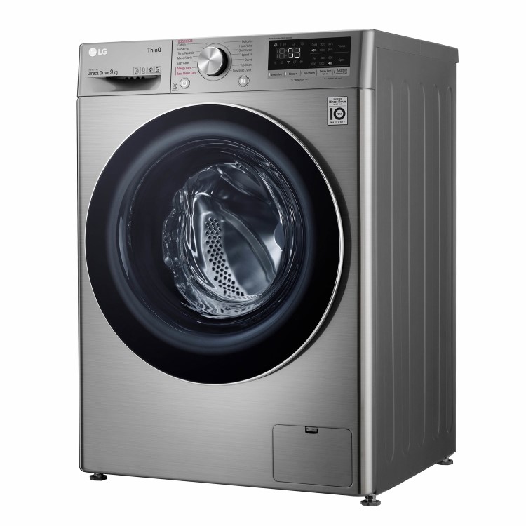 LG V7 TurboWash 9kg 1400rpm Freestanding Washing Machine - Graphite