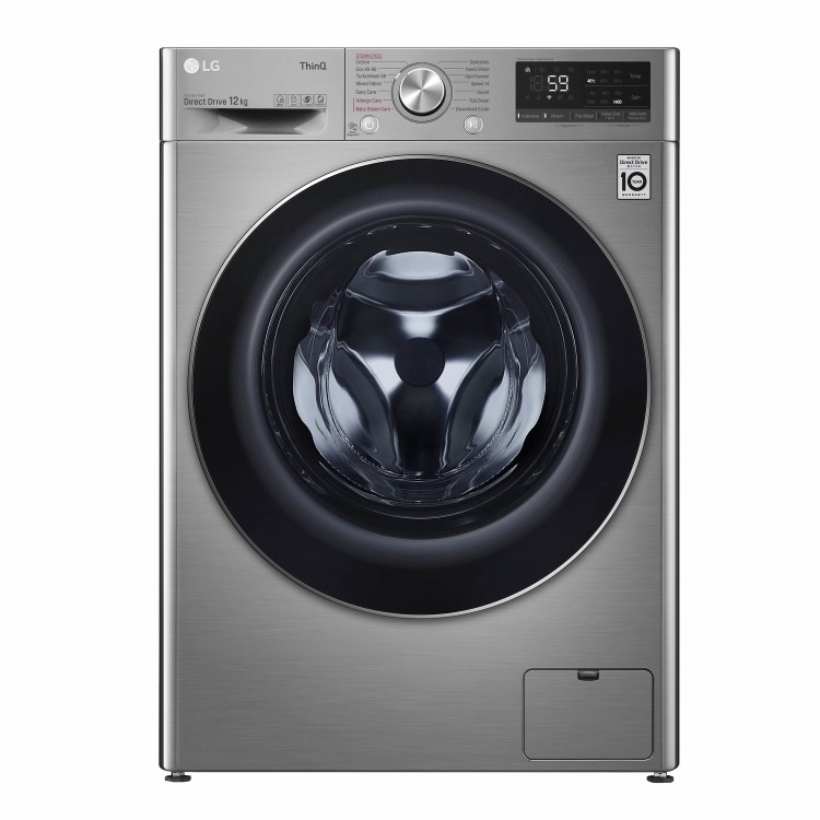 LG V7 TurboWash 12kg 1400rpm Washing Machine - Graphite