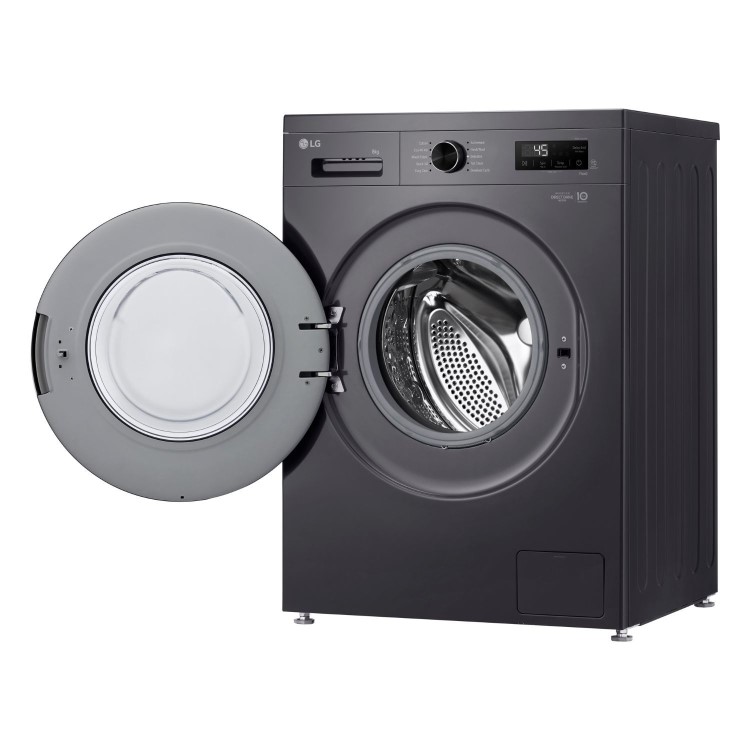 LG 8kg 1400rpm Washing Machine - Slate Grey